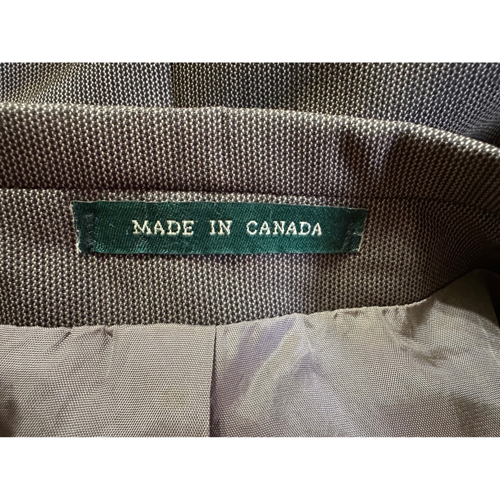 Vintage Lauren Ralph Lauren Men Wool Cashmere Suit Jacket Blazer Sz 44R Brow - Picture 6 of 12